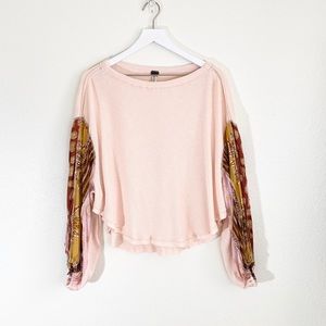 Free People Blossom Balloon Sleeve Thermal